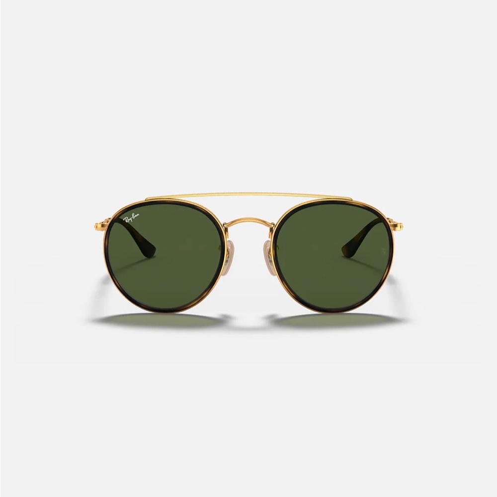 Rayban Round Double Bridge Sunglasses
